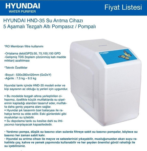 Su Arıtma- Hnd 35 Pompalı