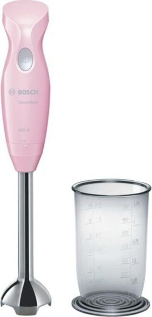 400W Pembe ve Gri El Blenderi, Hafif ve Güçlü, Pratik Kullanım