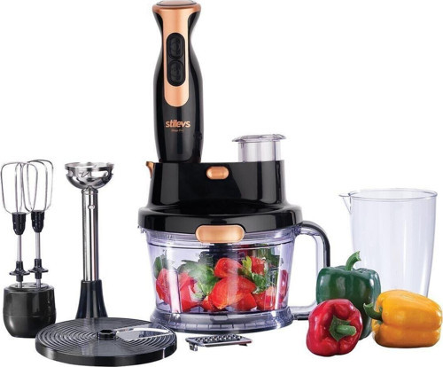 Yüksek Güçlü Siyah Blender Seti 1500W, Pratik ve Şık Tasarım