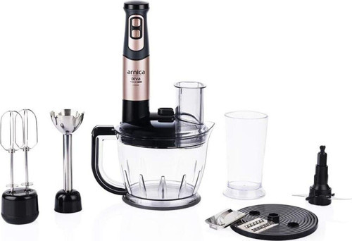 BRFShop GH21802 Diva Trend Pro Rendeli El Blender Seti Rose Şeffaf Hazne Kapak 1165984