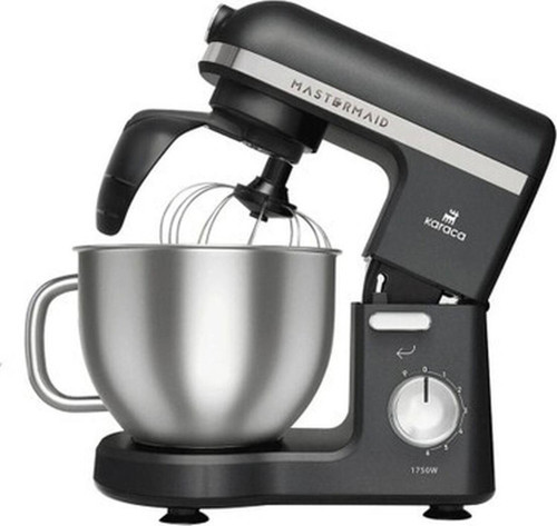 220 - 240 V Mastermaid Chef Pro Çift Kollu Stand Mikser Shiny Black 1750 W Siyah 1501 - 2200 Watt P