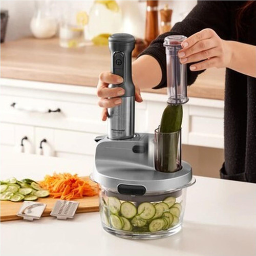 Superpower 2500W Mastermaid Problade 8 In 1 Turbo Fonksiyonlu 6 Bıçaklı Paslanmaz Çelik Çırpma, Dilimleme, Doğrama, Blender ve Karıştırma