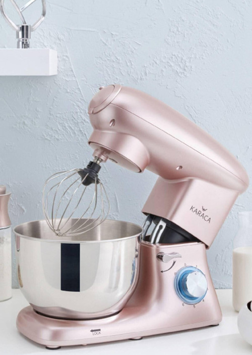 Karaca Multichef Stand Mikser Rosegold Mutfak Şefi 1900w 5,5l Kıyma Çekme Sucuk-sosis Içli Köfte Ap