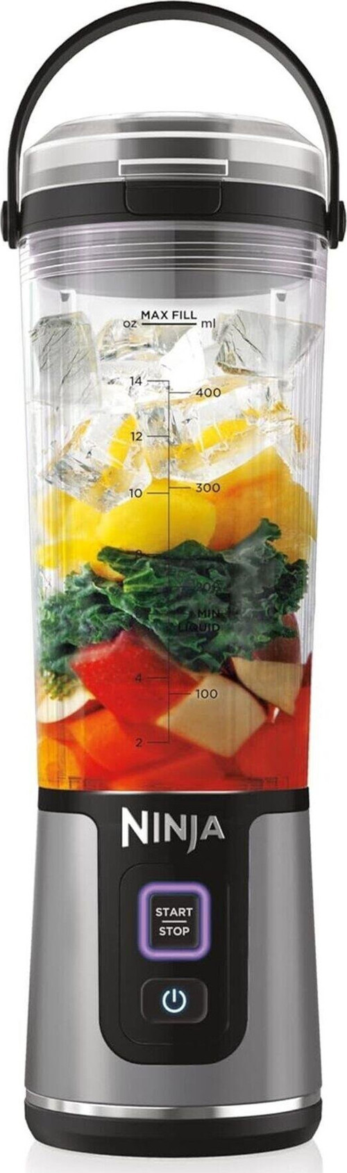 snShop Blast Taşınabilir Şarjlı Blender, 530 Ml Karıştırma Haznesi, Sızdırmaz Kapak, Güçl