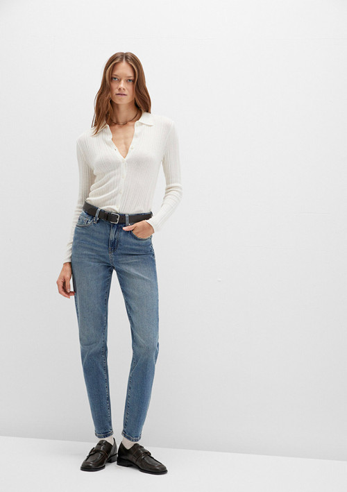 Cindy Classic Denim Gölgeli Indigo Mavisi Jean Pantolon 100277-90498