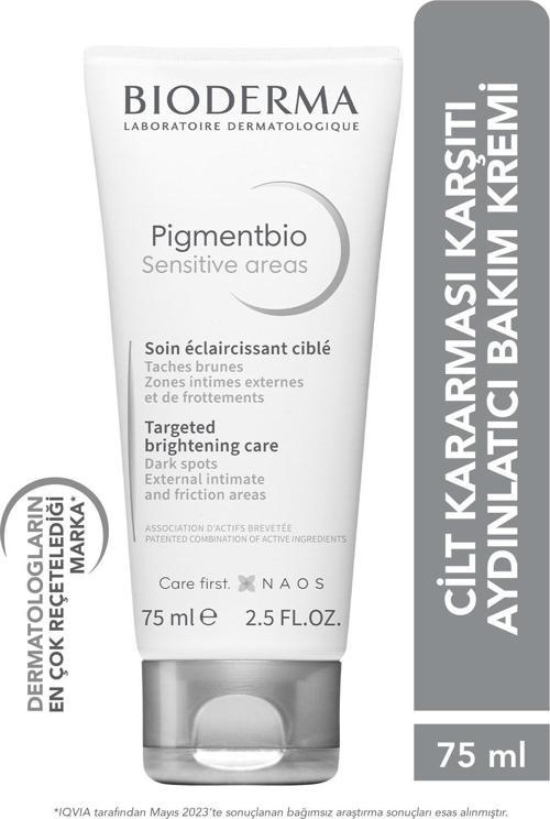 Pigmentbio Sensitive Areas Genital Bölge, Eklem Bölgeleri Kararma Karşıtı Aydınlatıcı Krem 75 Ml