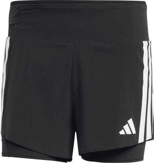 Adizero 2İ1 Erkek Siyah Koşu Şortu Erkek Koşu Şortu Jd4202