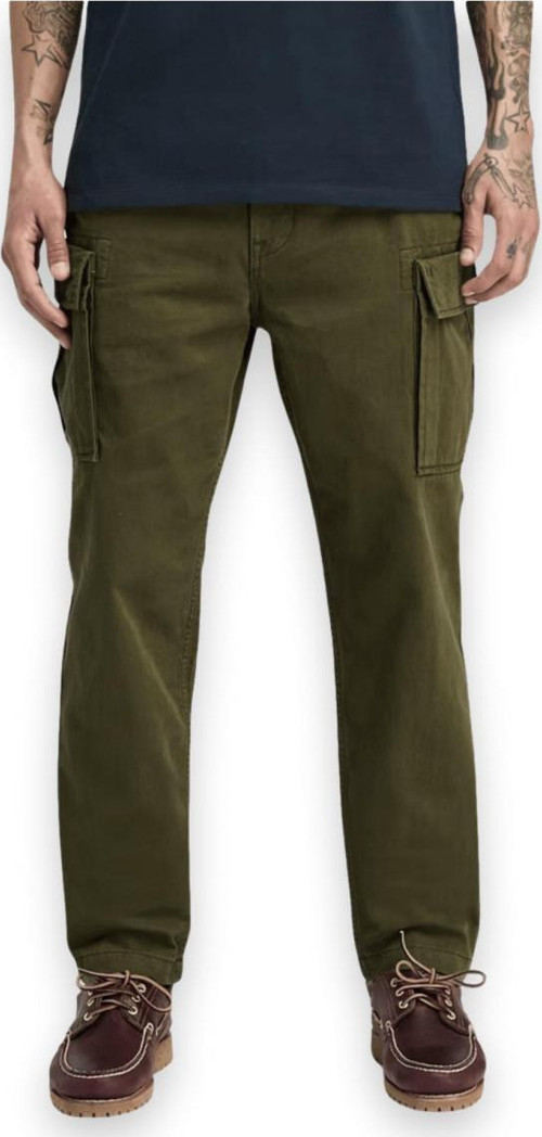 Tb0A5Tvy Twill Cargo Pantolon Haki Erkek Pantolon
