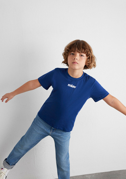 Miav Baskılı Çocuk Tişört Regular Fit / Normal Kesim 6633270722