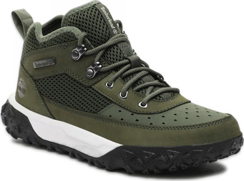 Tb0A67Rm Greenstride Motion 6 Mid Lace Up Sneaker Haki Unisex Ayakkabı