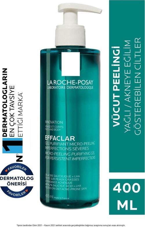 Effaclar Mikro-Peeling Arındırıcı Jel 400 Ml- Akneye Eğilim Gösteren Ciltler 3337875708289
