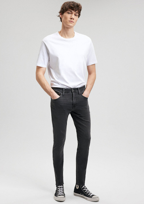 Rob Urban Comfort Gri Jean Pantolon 001030-33896