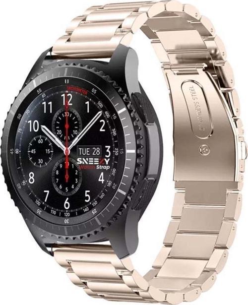 Huawei Watch 4 46Mm-Watch 4 Pro 22Mm Uyumlu Ironweft Döküm Çelik Metal Kordon