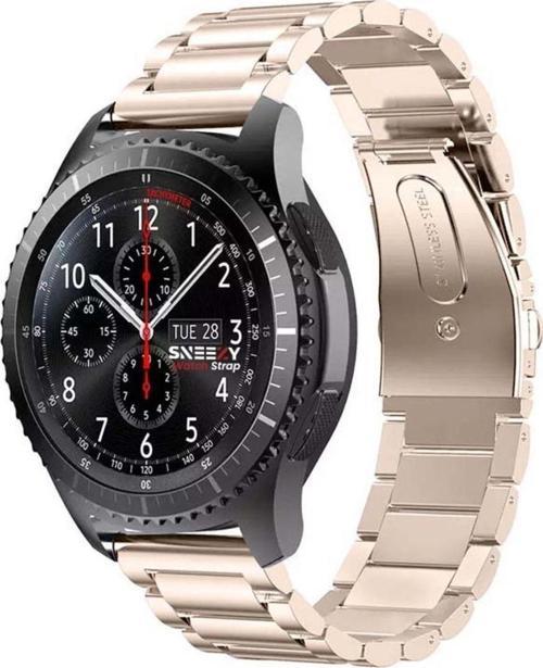 Huawei Watch Gt4 46Mm İle Uyumlu 22Mm Ironweft Döküm Çelik Metal Kordon