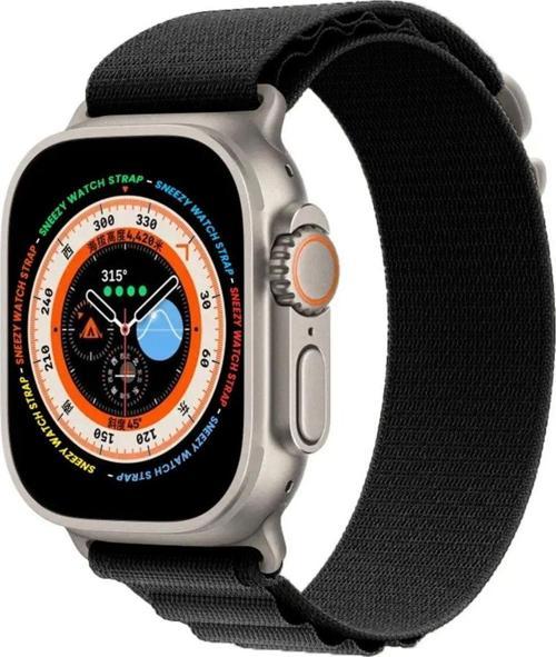 Apple Watch 49Mm Ultra Seri Uyumlu Kordon Frost Alpine Loop Kordon