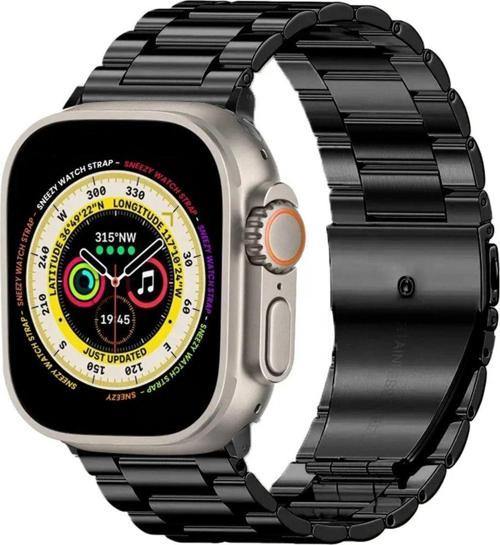 Apple Watch Ultra Seri 49Mm Uyumlu Ironweft Döküm Çelik Metal Kordon