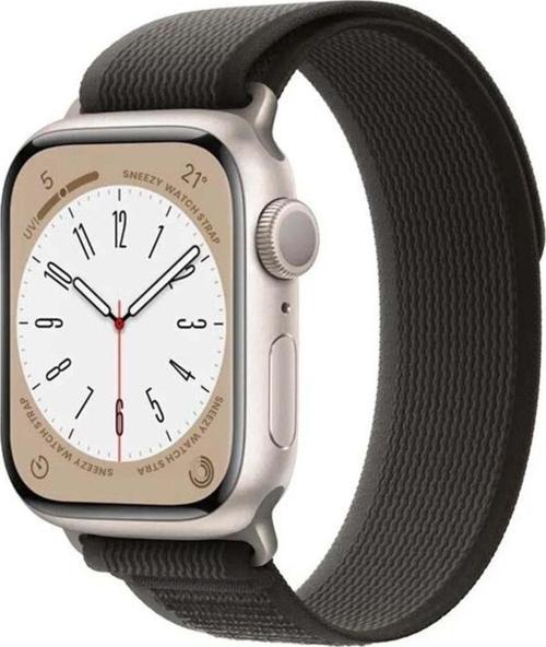 Apple Watch 38Mm 40Mm 41Mm Seri 1 2 3 4 5 6 7 8 Se Uyumlu Wander Trail Loop Kordon