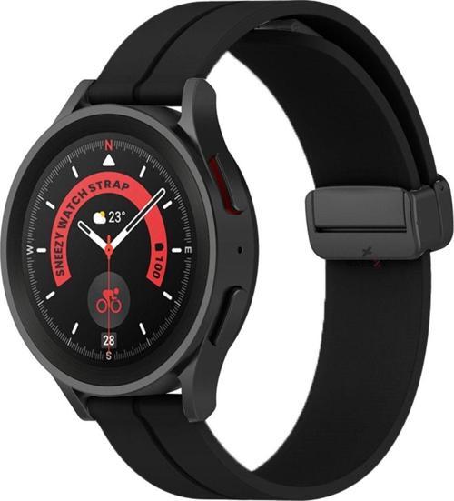 Huawei Watch Gt 3 Elegant – Active 42Mm Uyumlu 20Mm Coastal Manyetik Tokalı Silikon Kordon