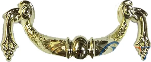 Eco Lounge Dekoratif Zamak Üzümlü Kulp - 64mm, Sarı, 1 Adet