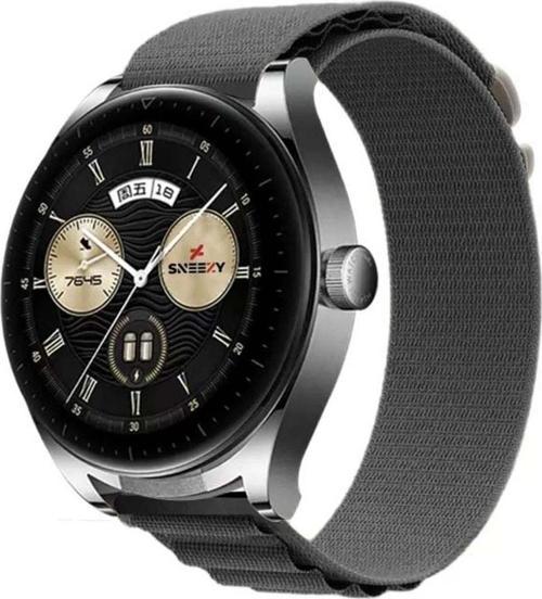 Huawei Watch 3 Elite-Classic 46Mm-Watch 3 Pro-Elite 22Mm Uyumlu Frost Alpine Loop Kordon