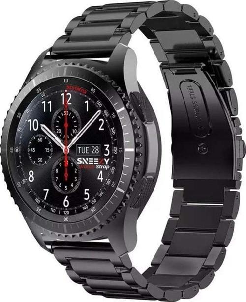 Samsung Gear S3 Frontier R760 - S3 Classic R770 22Mm Uyumlu Ironweft Döküm Çelik Metal Kordon