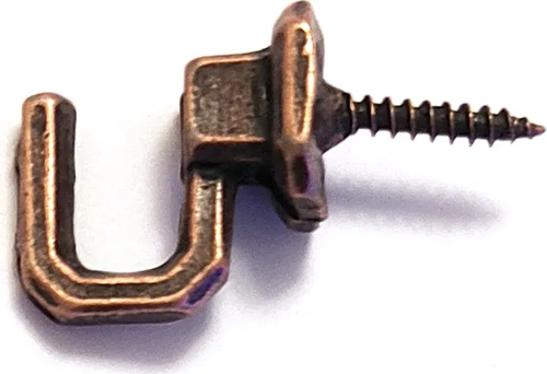 Eco Lounge Vidalı Kanca, Askı Küçük - 15x23mm, Eskitme - 1 Adet
