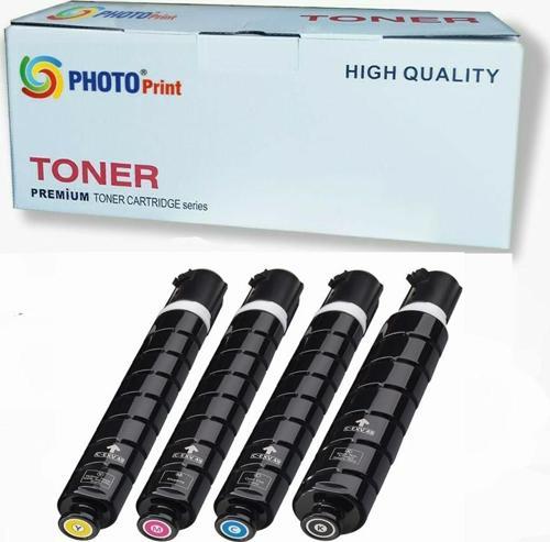 Canon C-EXV49 Muadil Toner Set/ IR-C3320 / IR-C3325 4 Renk Ithal Muadil Toner Seti Siyah 36.000 Sayfa, Renkl