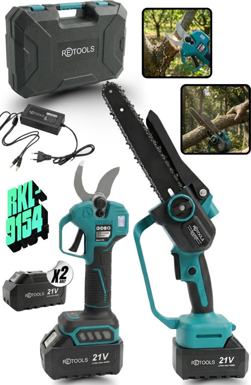 RKL-9154 EKO 2'Lİ SET (MAKAS - TESTERE (10 PİLLİ + DİJİTAL))