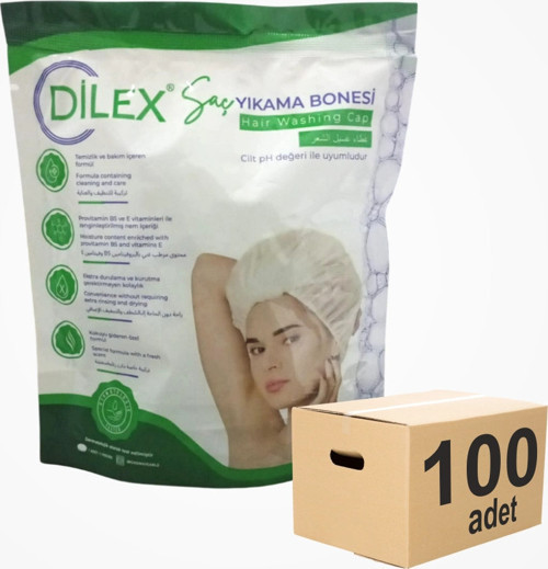 Hasta Saç Yıkama Bonesi - 100 Adet (1 Koli)
