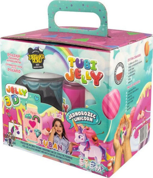 Tuban Tubi Jelly 3 Boyutlu Unicorn Figürleri 6 Renkli Jöle Oyun Seti TU3328