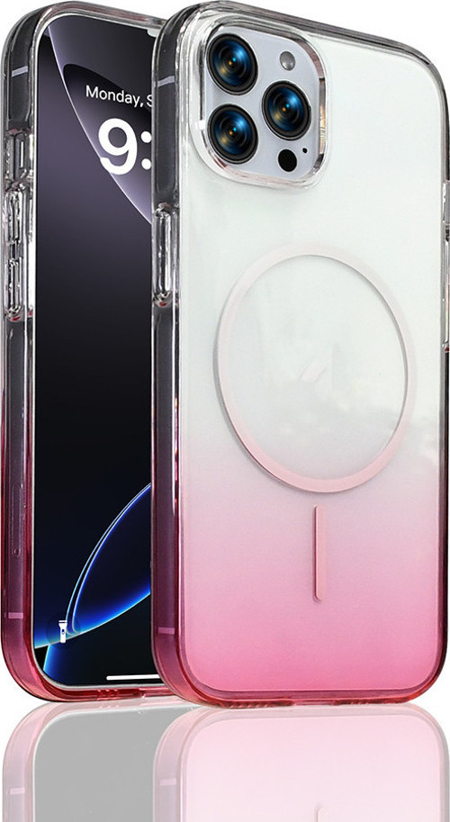 iPhone 16 Pro Kılıf M-Safe Şarj Özellikli Septik Silikon Kılıf