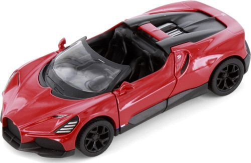Bugatti Mistral Çek Bırak Metal Lisanslı Araç Kırmızı