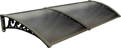 Pratik Sundurma Kapı Pencere Üstü 100x300 cm Bronz 6 mm Levhalı