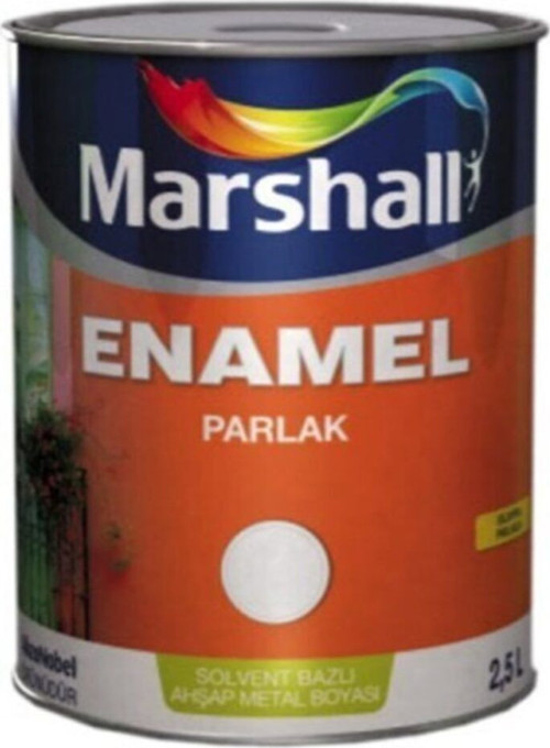 Enamel Parlak Yağlı Boya 0.75 Lt Bayrak Kırmızı
