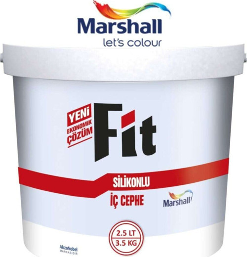 Bebek Pembe Fit Silikonlu 2.5 lt 3.5 kg İç Cephe Duvar Boyası