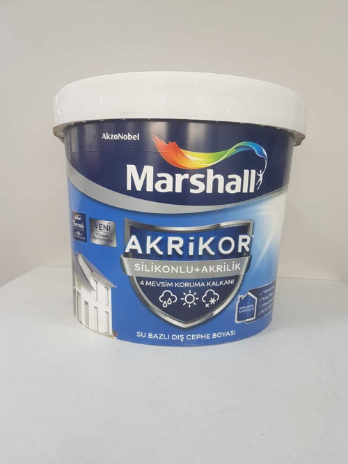 Akrikor+akrilik Silikonlu Dış Cephe Boyası M2 15l