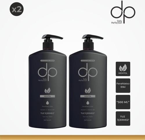 Daily Şampuan Perfection Mentol 500Ml X2 Adet
