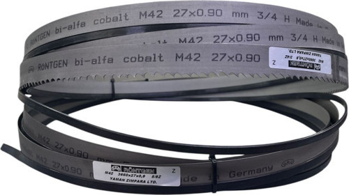 3,66x27x0,9 Bimetal Şerit Testere 6/10 Diş - M-42