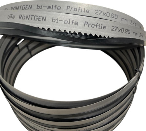 3,66x27x0,9 Bimetal Şerit Testere 4/6 Diş - M-51 Paslanmaz
