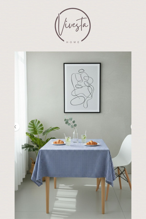 170x170 cm Pötikare Kareli Sofra Bezi | Masa Örtüsü, Piknik Örtüsü, Çok Amaçlı Şık ve Dayanıklı Örtü