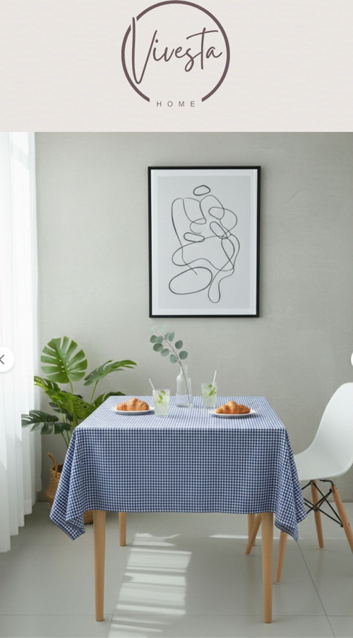 170x170 cm Pötikare Kareli Sofra Bezi | Masa Örtüsü, Piknik Örtüsü, Çok Amaçlı Şık ve Dayanıklı Örtü