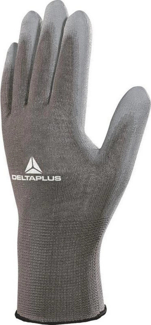 Delta Plus VE702PG %100 ÖRGÜ POLIÜRETAN AVUÇ IÇI KAPL. POLYESTER ELDIVEN