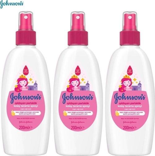 Bebek Kolay Tarama Spreyi 200Ml 3 Lü Set Işıldayan Parlaklık