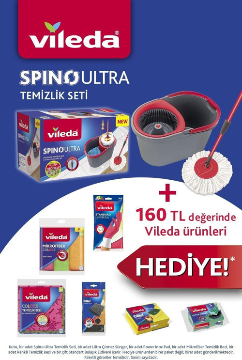 Spino Ultra Otomatik Temizlik Hijyen Seti