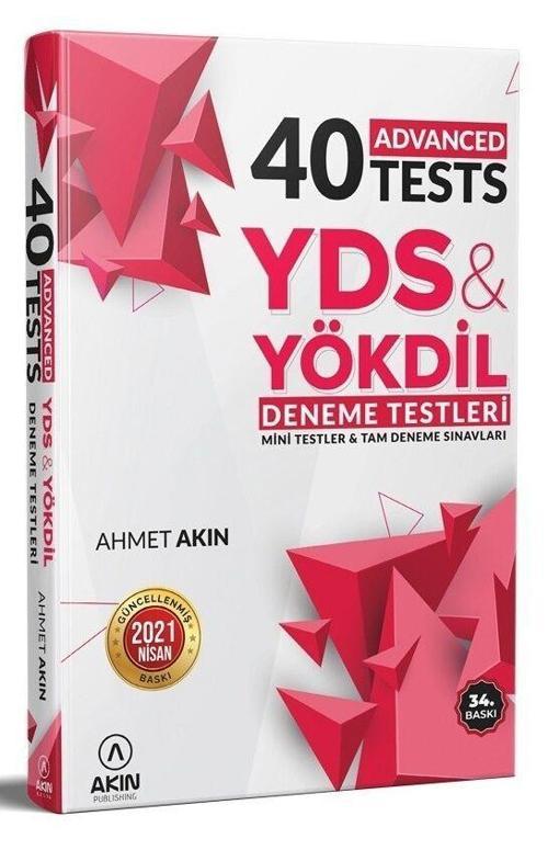 Akın Dil Eğitim YDS YÖKDİL 40 Advanced Test