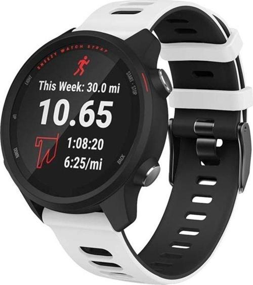 Huawei Watch Gt2 Elite-Sport-Classic 46Mm-Gt2 Pro 22Mm Uyumlu Stride Çift Renkli Silikon Kordon