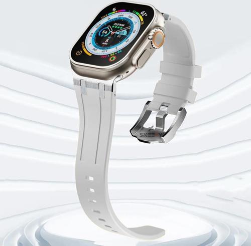 Apple Watch 42-44-45-49Mm İle Uyumlu Everest Tasarım Silikon Kordon