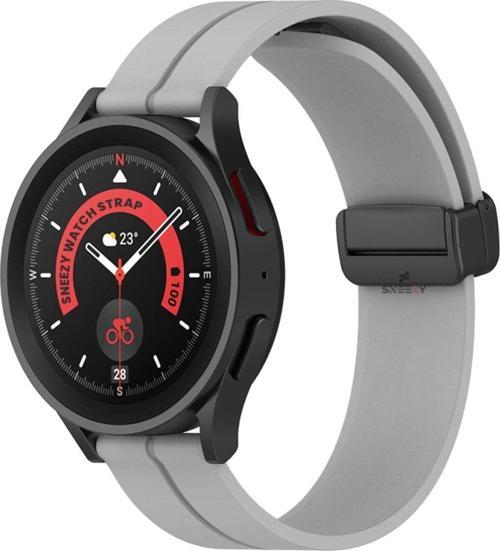 Huawei Watch Gt 3 Elegant – Active 42Mm Uyumlu 20Mm Coastal Manyetik Tokalı Silikon Kordon