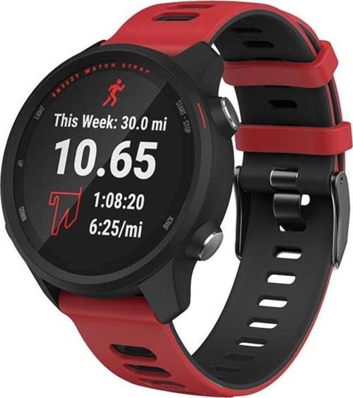 Huawei Watch 4 46Mm-Watch 4 Pro 22Mm Uyumlu Stride Çift Renkli Silikon Kordon