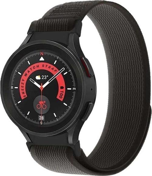 Samsung Galaxy Watch 4 5 Pro 40 42 44 45 46Mm Uyumlu Kavisli Tasarım Wander Trail Loop Kordon